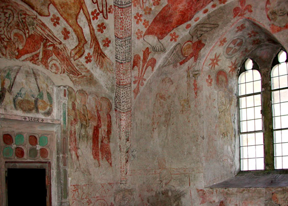 Mural paintings at the church of Zell