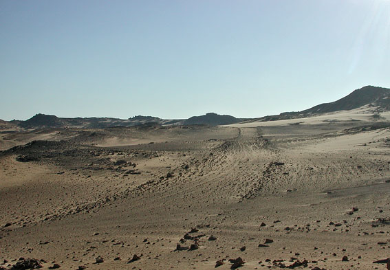The Roman road to Nubia leaving from Gharb Aswan