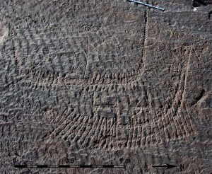 A royal ship procession