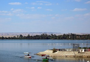 At Lake Qarun towards Gebel Qatrani in the Northern Faiyum