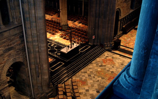 Nidaros Cathedral marble floors