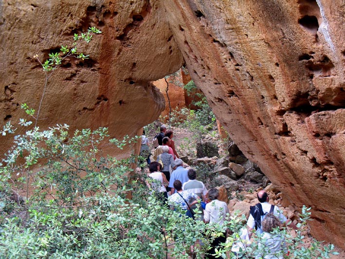 Visiting the Bibemus sandstone quarries in Aix-en-Provence