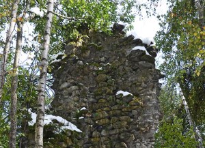 Top of the Mauerzahn (pinnacle) at Grünenfels castle ruin