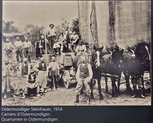 Quarrymen at Ostermundigen. Source: Photo from station at Wege zu Klee Quarrymen at Ostermundigen. Source: Photo from station at Wege zu Klee