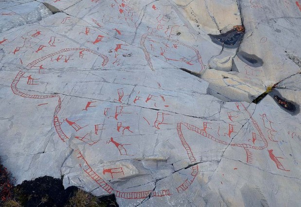 The large reindeer corral at Bergbukten I. Photo: Per Storemyr