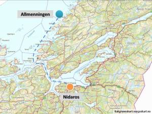 Allmenningen - en liten øy utenfor Fosen der det aldri før hadde blitt hogget stein - kom til å bli den viktigste marmorprodusenten for Nidarosdomen i middelalderen. Herfra kom det tusenvis av slanke søyler til Europas nordligste katedral.
