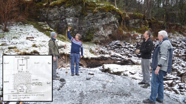 We didn’t rely too much on construction drawings. A few sketches and height indicated… Torbjørn, Geir, BjørnTore and Leif seem satisfied.