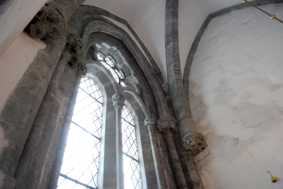 Inside the South Tower at Stavanger Cathedral. In Stavanger I aid Archaeological Museum at the University with their work on the great restoration that is ongoing. Photo by Per Storemyr