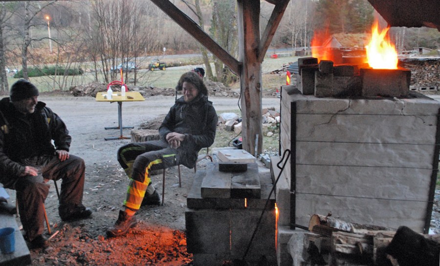 Brenninga er i gang! Foto: Per Storemyr