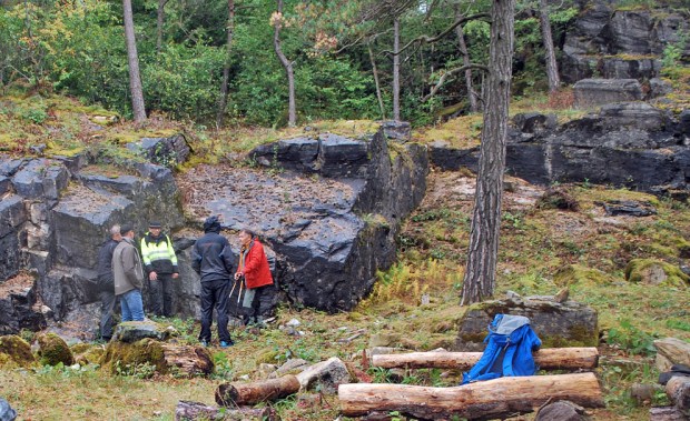 Det sentrale marmorbruddet på Marmorøyen