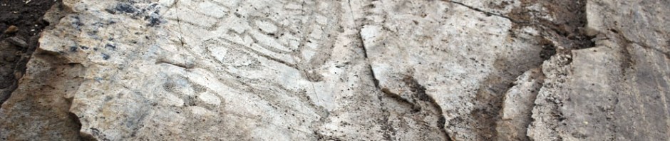 Bergkunstfeltet Hoppestad 2. Ganske godt bevart, men forvitringen spiser seg inn mot skipsfigurene. Foto: P. Storemyr