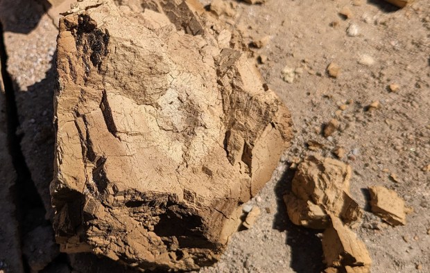 Øynaheiamarmor ble helt brun etter brenning!