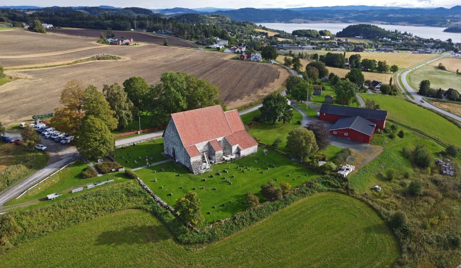 Sakshaug old church in Central Norway. Photo by PS