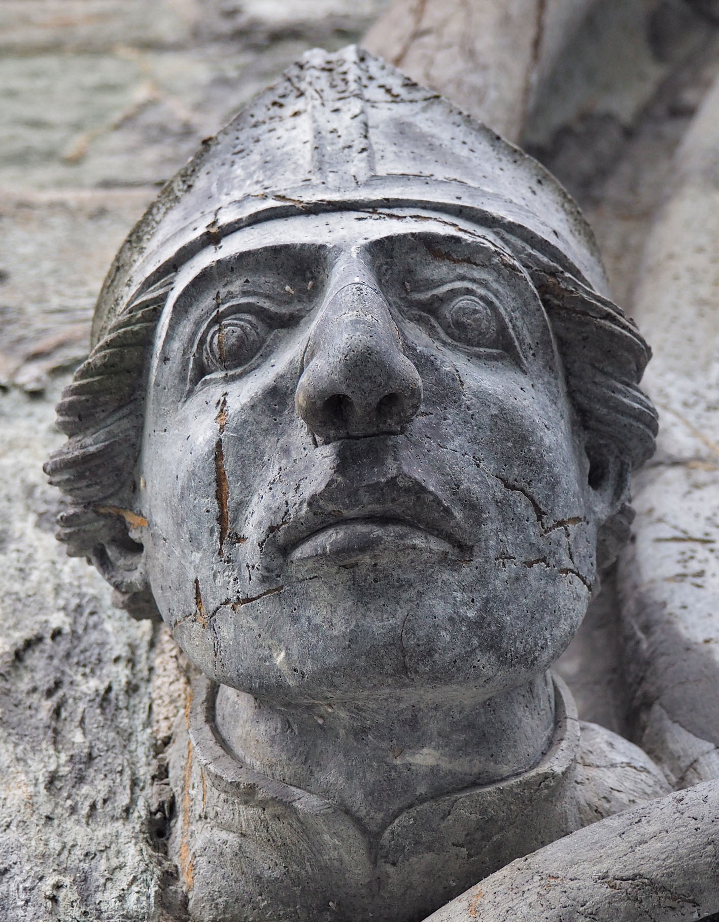 The well-preserved Gothic bishop. Photo by PS